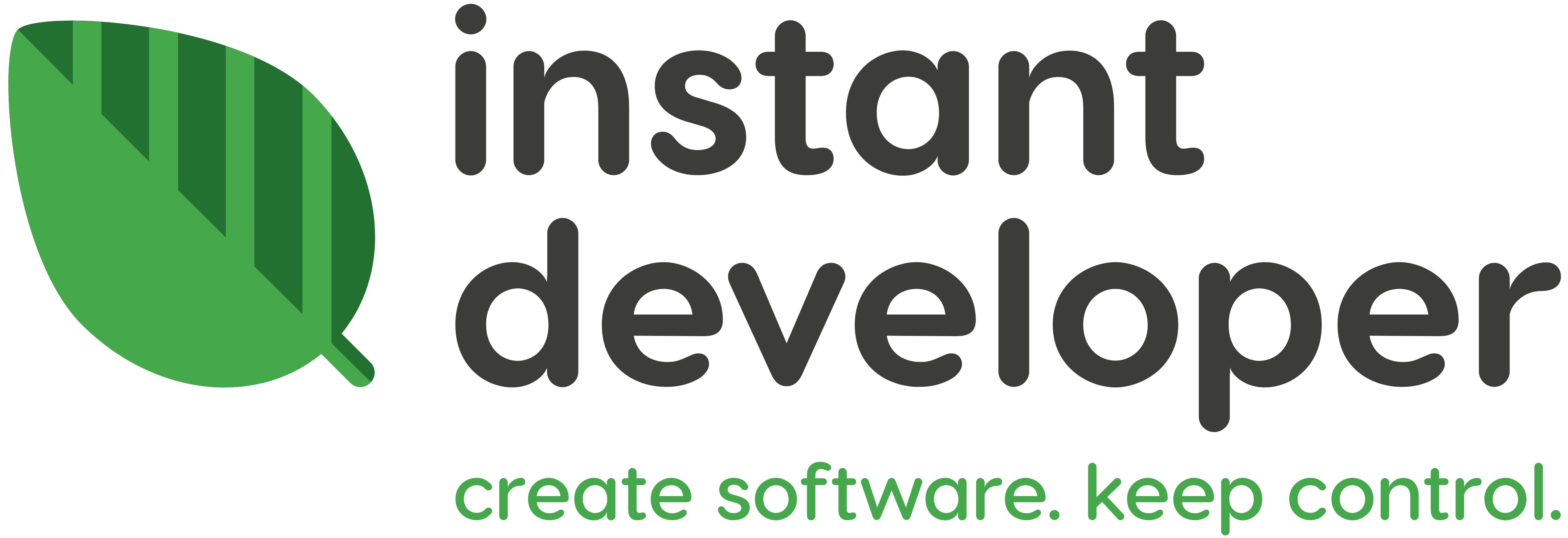Instant Developer — create software, keep control