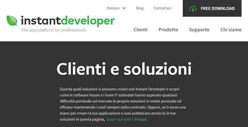 il segreto dei case study Instant Developer