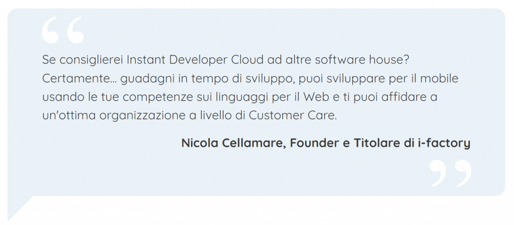 citazione Instant Developer