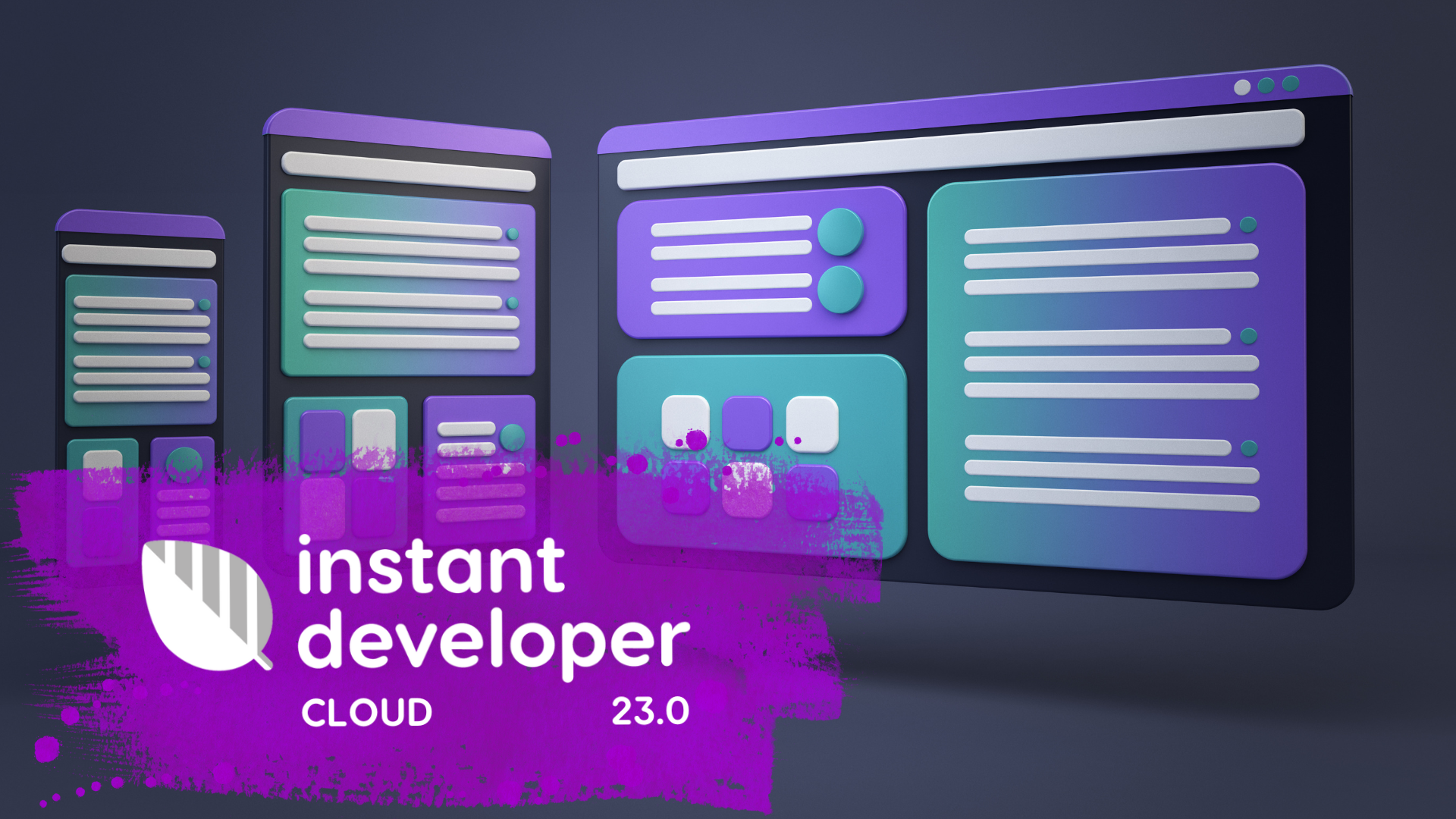Instant Developer Cloud 23.0 for developing cloud back office software