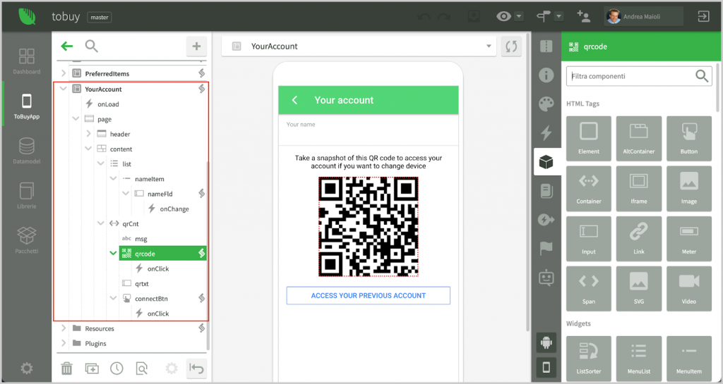 struttura applicazione 01 2 Instant Developer