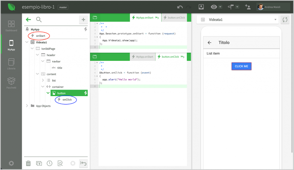 struttura applicazione 11 Instant Developer