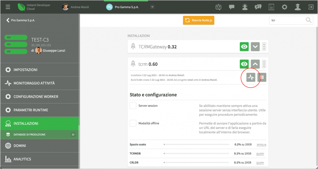struttura database 06 Instant Developer