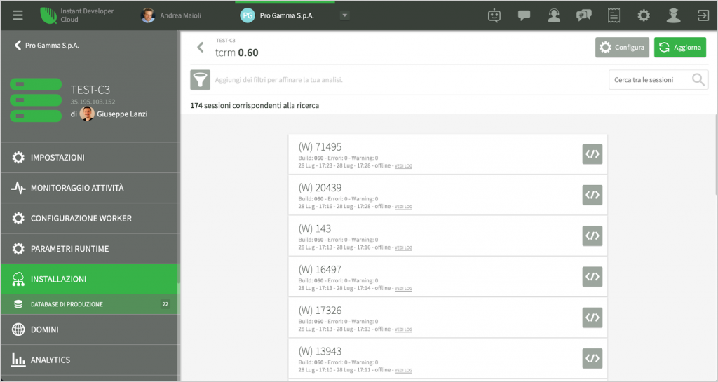 struttura database 08 Instant Developer