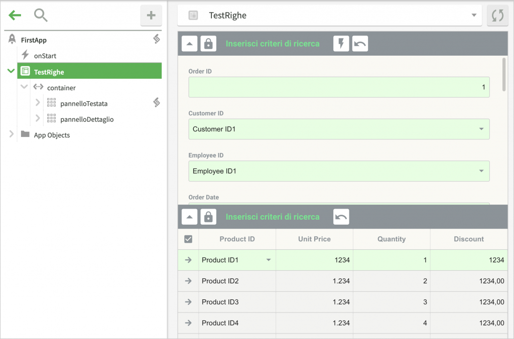 I pannelli a runtime Instant Developer immagine 29 Instant Developer