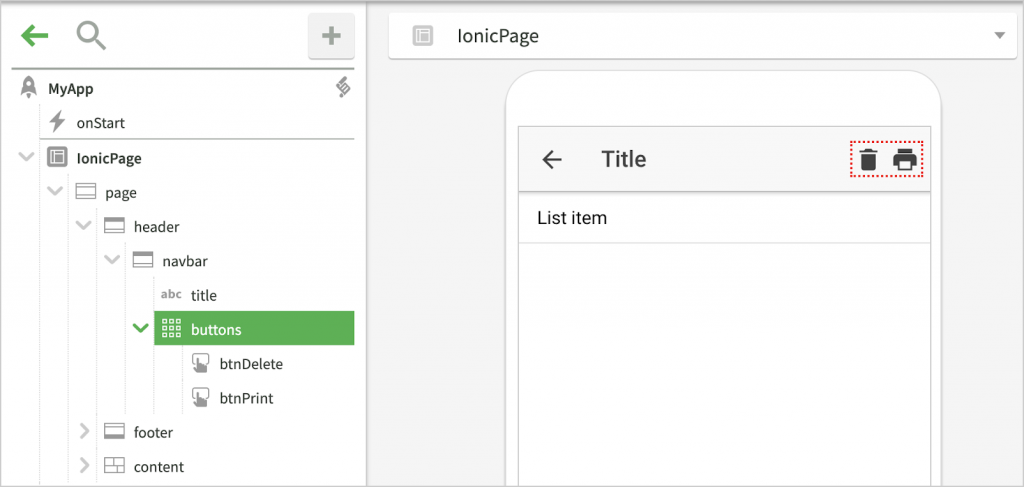Le pagine IonicUI Instant Developer ionicui 03 Instant Developer