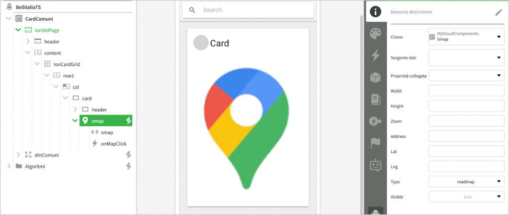 Videate come elementi visuali Instant Developer ionicui 17 Instant Developer