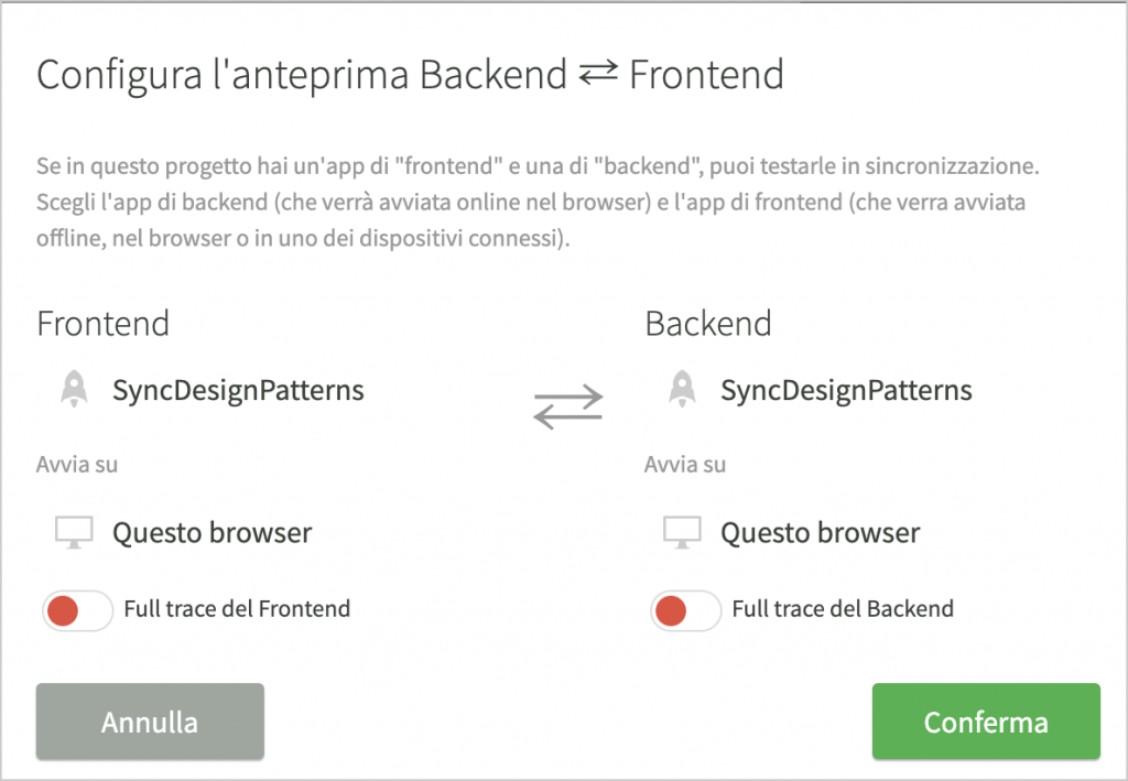 Scambio di messaggi in tempo reale Instant Developer sincronizzazione 02 1 Instant Developer