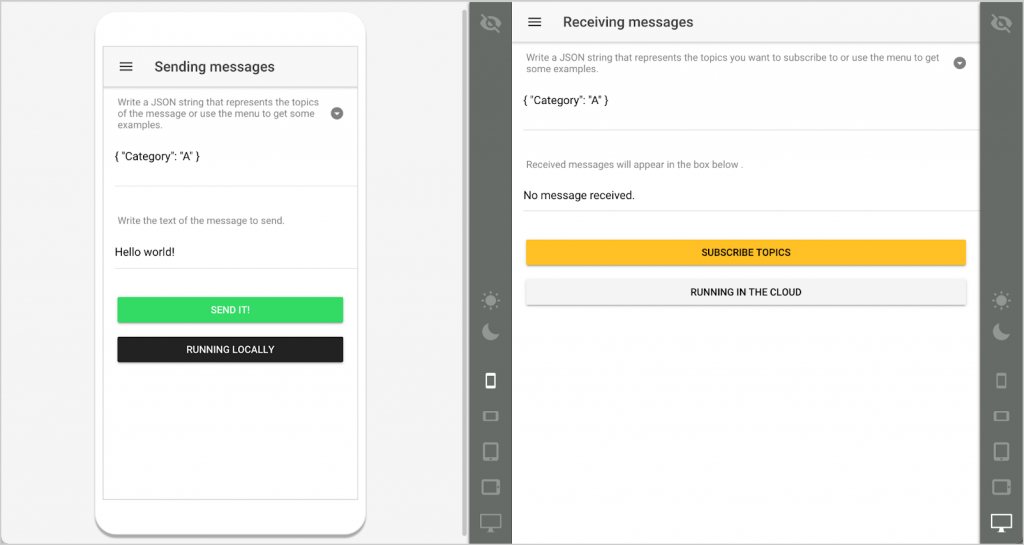 Scambio di messaggi in tempo reale Instant Developer sincronizzazione 04 Instant Developer
