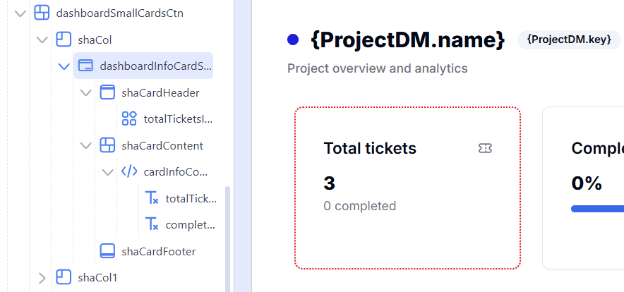 Definire il contenuto delle pagine Instant Developer shadowui design pattern 05 Instant Developer