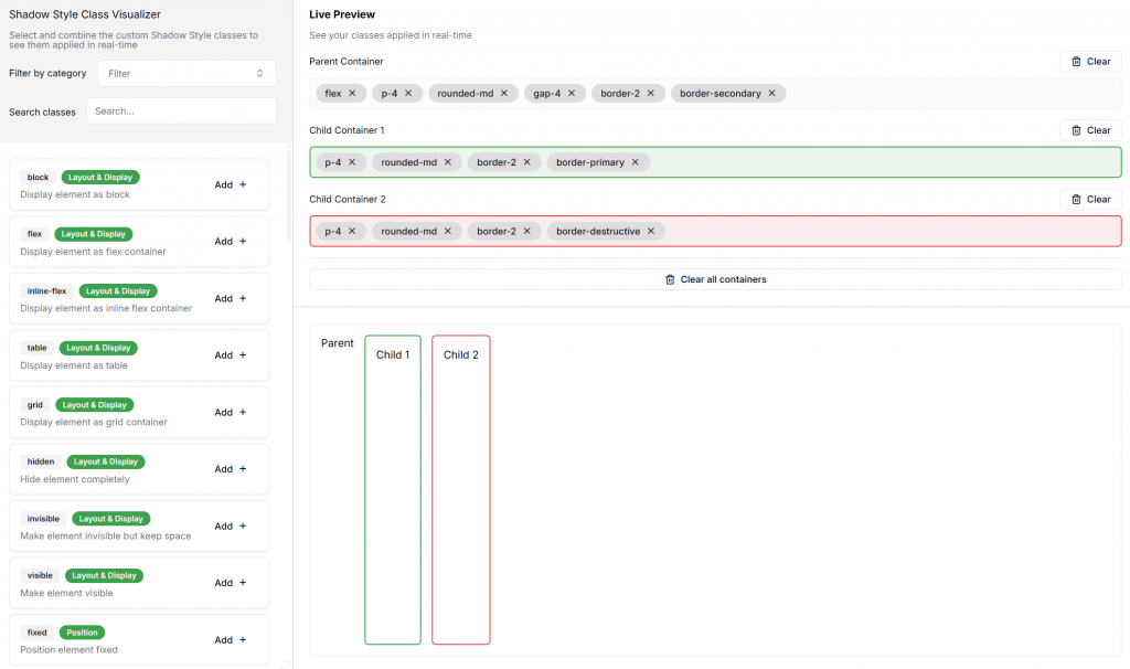 Progetti di esempio Instant Developer shadowui playground Instant Developer